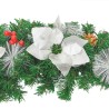 Guirlande de Noël avec lumières LED Vert 2,7 m PVC 