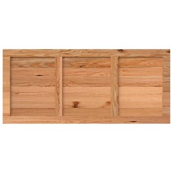 Dessus de table marron clair bois chêne massif rectangulaire 