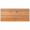 Dessus de table marron clair bois chêne massif rectangulaire 