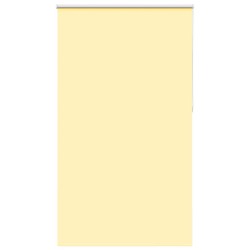 Store enrouleur occultant jaune largeur du tissu 131,6 cm 