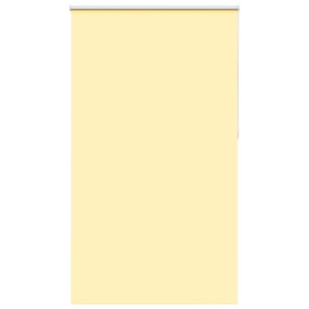 Store enrouleur occultant jaune largeur du tissu 131,6 cm 