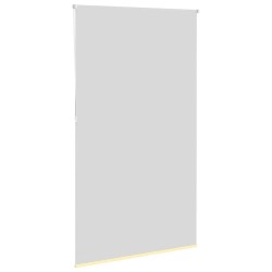 Store enrouleur occultant jaune largeur du tissu 131,6 cm 