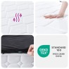 Matelas à ressorts ensachés dureté moyenne 140x190 cm 