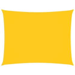 Voile de parasol tissu oxford rectangulaire 2,5x3,5 m jaune 