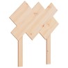 Tête de lit 72,5x3x81 cm Bois massif de pin 