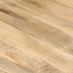 Table de salle à manger 180x90x76 cm bois de manguier massif 