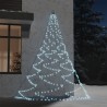 Arbre mural avec crochet métallique 260 LED blanc froid 3 m 