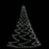 Arbre mural avec crochet métallique 260 LED blanc froid 3 m 