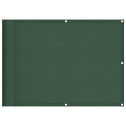 Écran de balcon vert foncé 75x800 cm 100% polyester oxford 