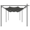 Pergola avec toit rétractable anthracite 589x292x230 cm 