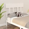 Tête de lit Blanc 103,5x3x81 cm Bois massif de pin 