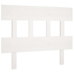 Tête de lit Blanc 103,5x3x81 cm Bois massif de pin 