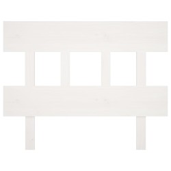 Tête de lit Blanc 103,5x3x81 cm Bois massif de pin 