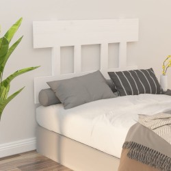 Tête de lit Blanc 103,5x3x81 cm Bois massif de pin 