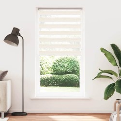 Store zèbre beige marbré largeur du tissu 105,9 cm polyester 
