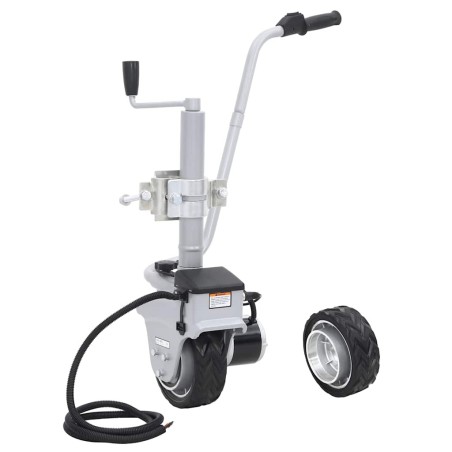 Roue motrice pour remorque en aluminium 12 V 350 W 