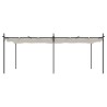 Pergola avec toit rétractable crème 589x292x230 cm 
