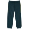 Pantalon de survêtement enfants avec cordon de serrage vert mousse 140 
