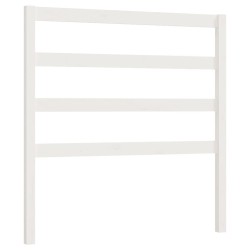 Tête de lit Blanc 81x4x100 cm Bois massif de pin 