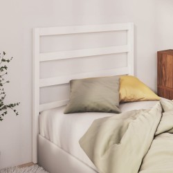 Tête de lit Blanc 81x4x100 cm Bois massif de pin 