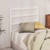 Tête de lit Blanc 81x4x100 cm Bois massif de pin 