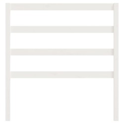 Tête de lit Blanc 81x4x100 cm Bois massif de pin 