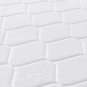Matelas à ressorts ensachés dureté moyenne 200x200 cm 