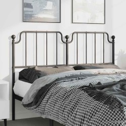 Tête de lit métal noir 150 cm 