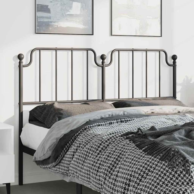 Tête de lit métal noir 150 cm Tête de lit métal noir 150 cm