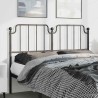 Tête de lit métal noir 150 cm 