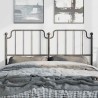 Tête de lit métal noir 150 cm 