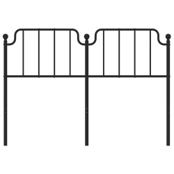 Tête de lit métal noir 150 cm 