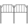 Tête de lit métal noir 150 cm 