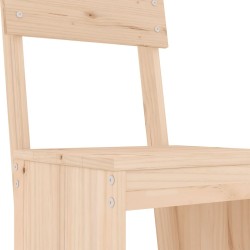 Ensemble de bar de jardin 5 pcs bois de pin massif 