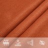 Voile d'ombrage 160 g/m² Orange 4x4x4 m PEHD 