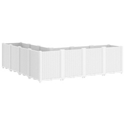 Jardinière blanc 160x160x53 cm polypropylène 