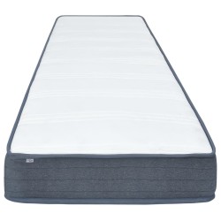 Matelas de sommier à lattes 160x80x20 cm tissu 