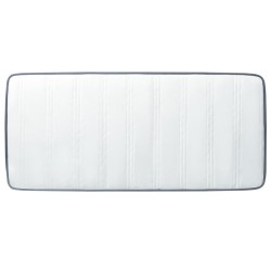 Matelas de sommier à lattes 160x80x20 cm tissu 