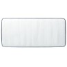 Matelas de sommier à lattes 160x80x20 cm tissu 