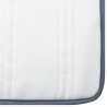 Matelas de sommier à lattes 160x80x20 cm tissu 