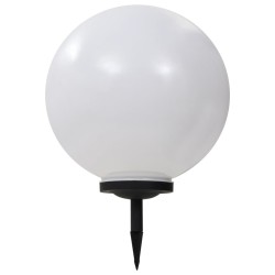 Lampes solaires sphériques LED de jardin 2 pcs 40 cm RVB 