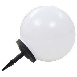 Lampes solaires sphériques LED de jardin 2 pcs 40 cm RVB 