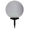 Lampes solaires sphériques LED de jardin 2 pcs 40 cm RVB 