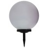 Lampes solaires sphériques LED de jardin 2 pcs 40 cm RVB 