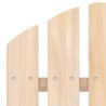 Chaises de jardin Adirondack avec table bois de sapin solide 