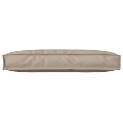 Coussin Pallet pour le dos Taupe 80x40x12 cm Tissu Oxford 
