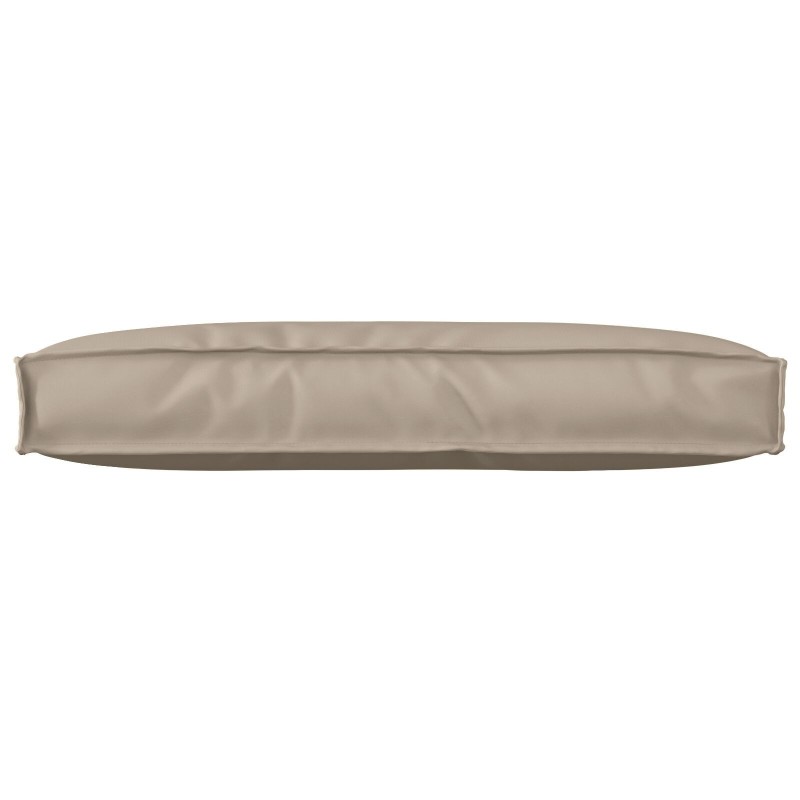 Coussin Pallet pour le dos Taupe 80x40x12 cm Tissu Oxford 