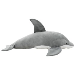 Dauphin en peluche Gris 