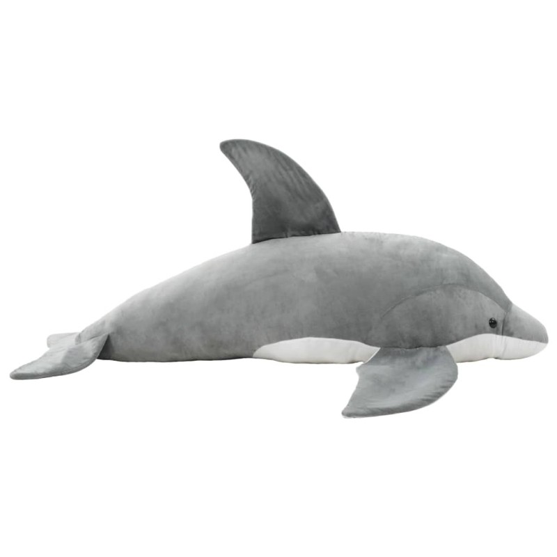 Dauphin en peluche Gris 