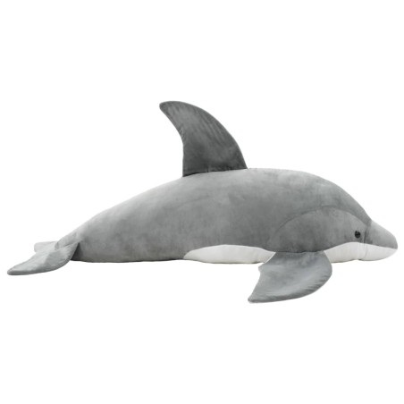 Dauphin en peluche Gris 